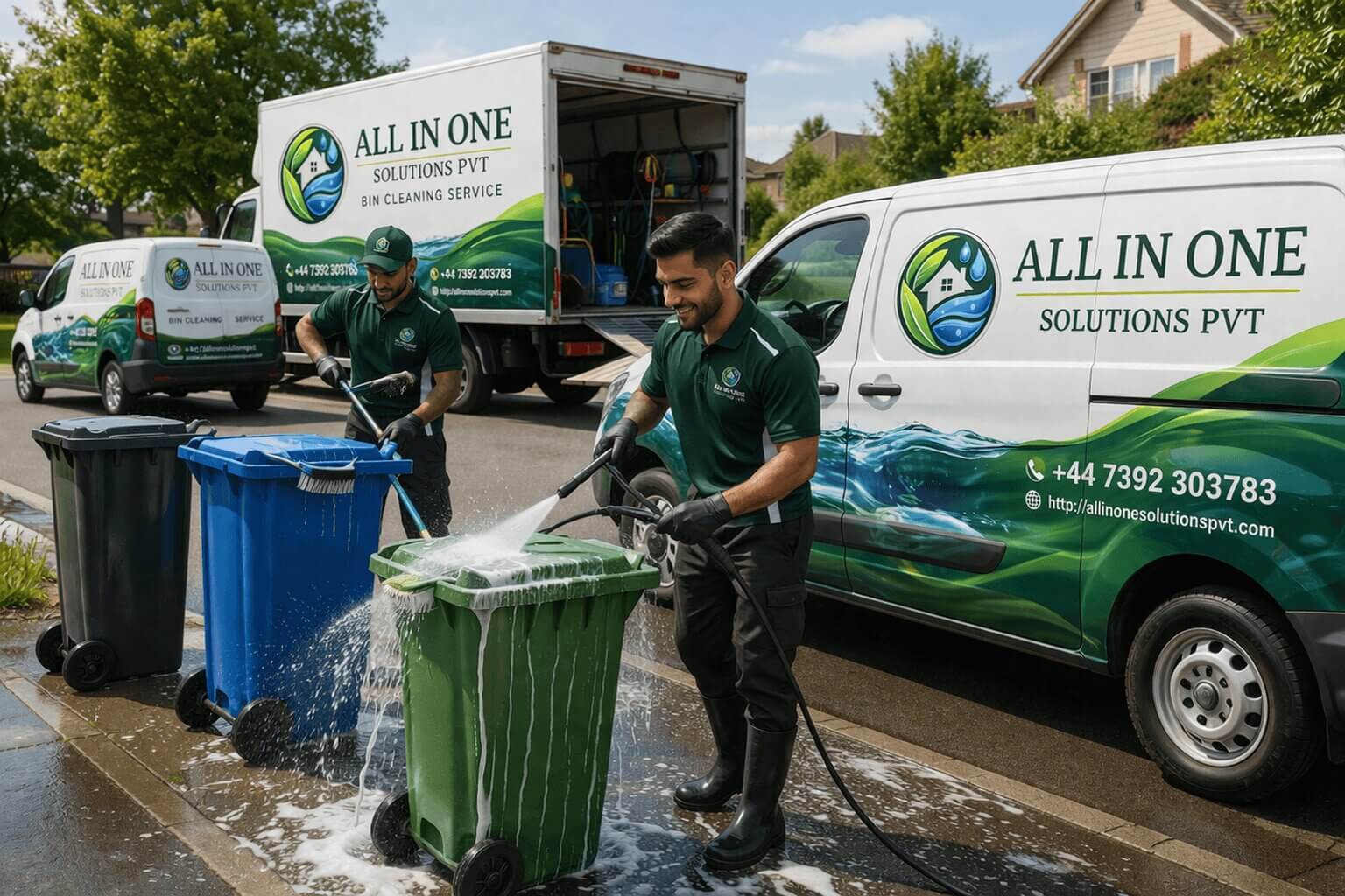 Professional bin cleaning